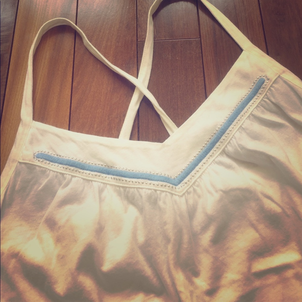 GAP Cross-Back Tank, White, size S