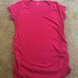 Maternity lightweight short sleeve shirt