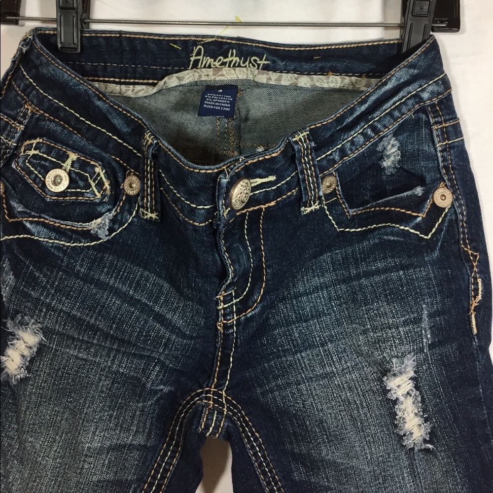 Amethyst Jeans Capri Size 3 - Picture 2 of 4