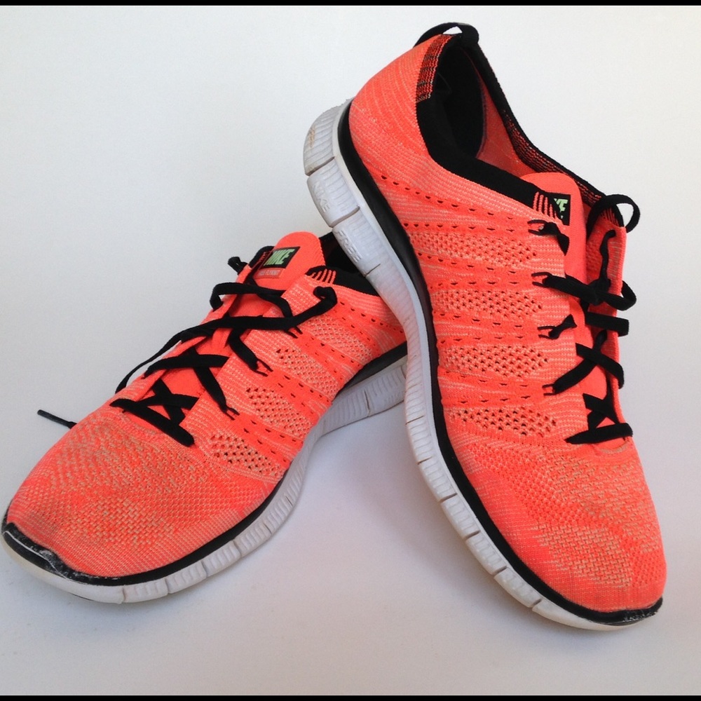Nike free 5.0 flyknit running training shoes gym