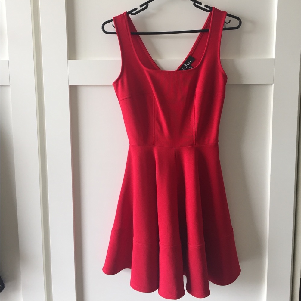 Fun and flirty red dress