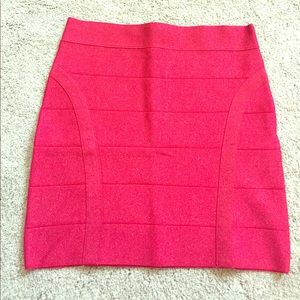 Bebe sparkle bandage mini skirt