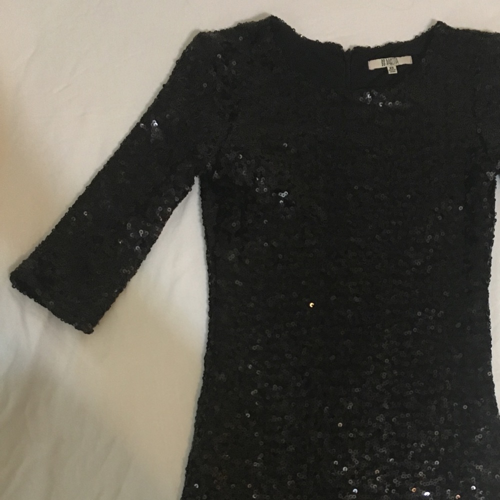 BB Dakota Black Sequin Dress