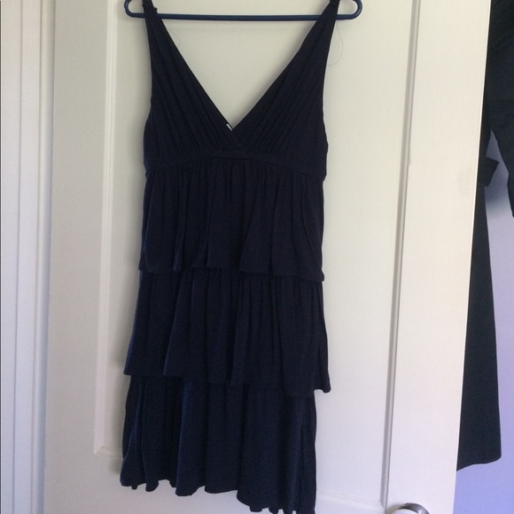 Barely Worn J.Crew Tiered Ruffle Dress - Picture 3 of 7
