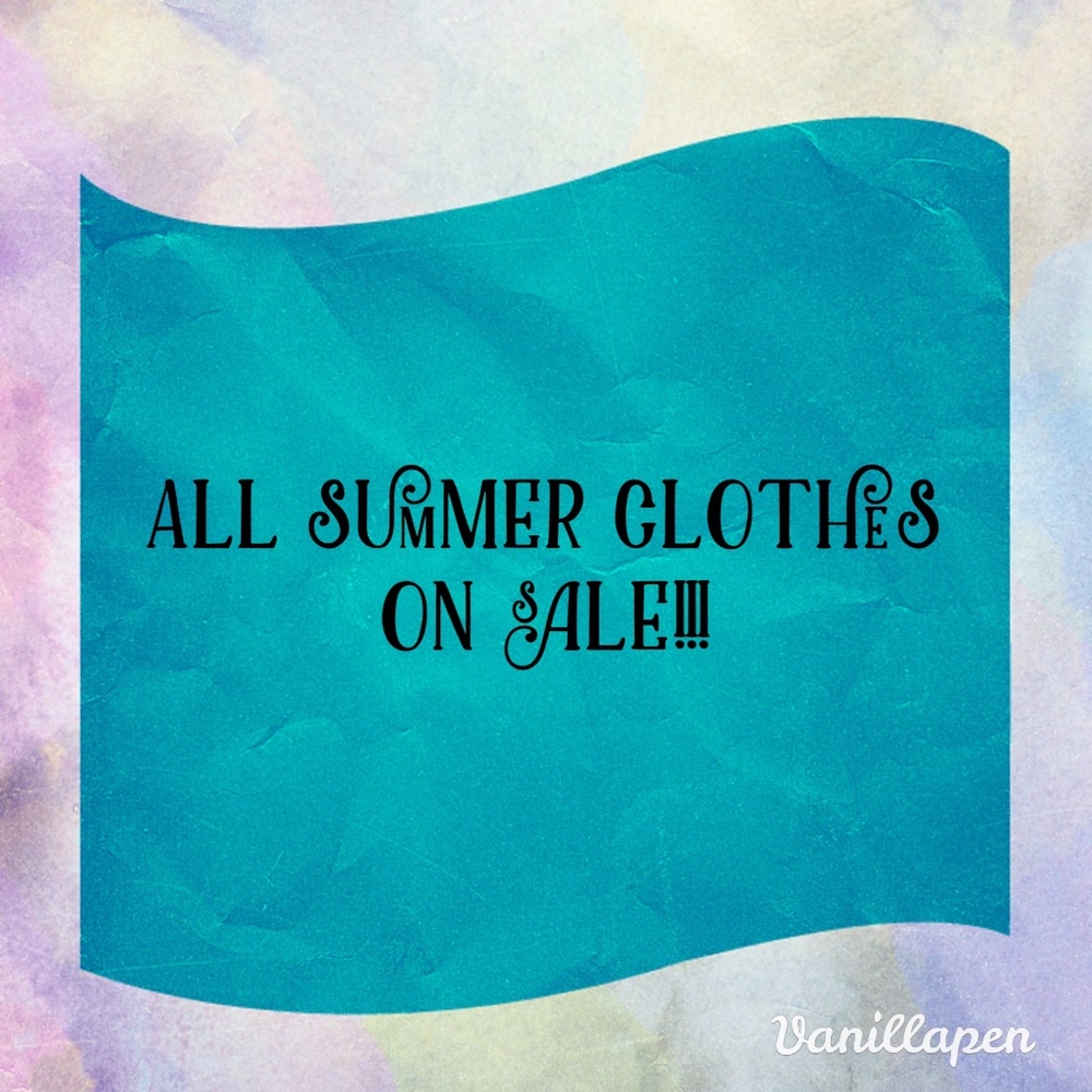 SUMMER SALE!!!