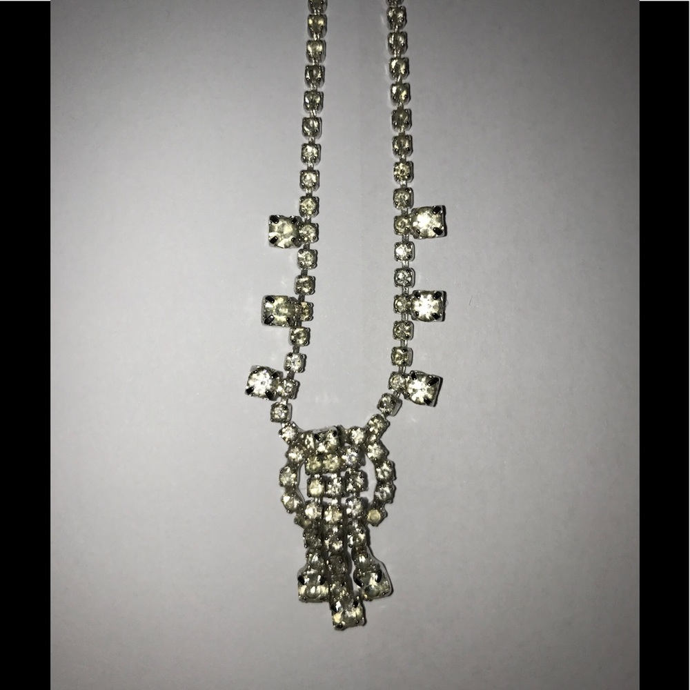 Brilliant Costume Necklace 16"