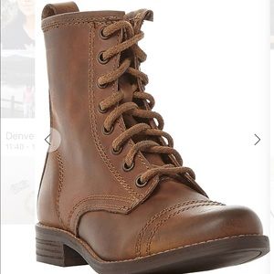 STEVE MADDEN Charrie Leather Rider Boots