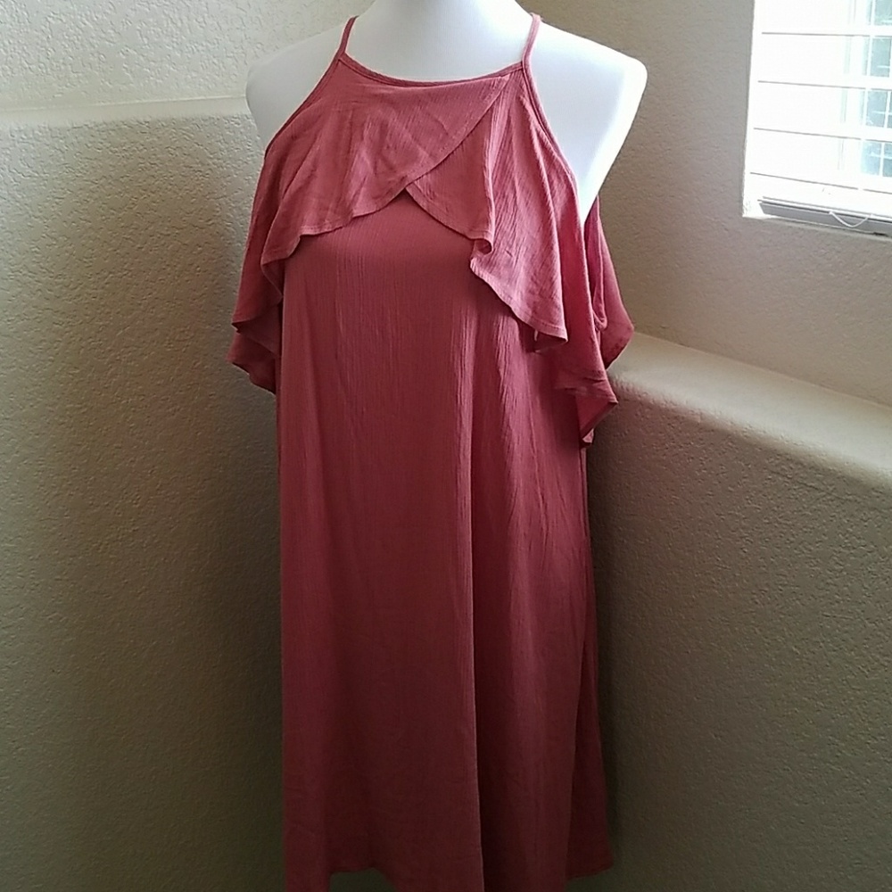 Mossino - Open shoulder dress