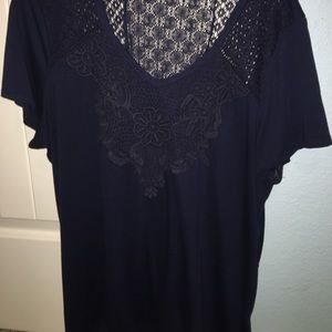 Navy Blue Maurice's Blouse