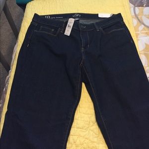 NWT Loft Sz 10 Curvy Bootcut Jeans