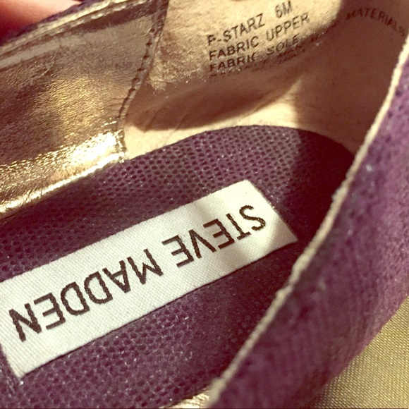 CCO 💘HP!💘Madden STARZ Purple Croc Ballet Flats - Picture 3 of 8