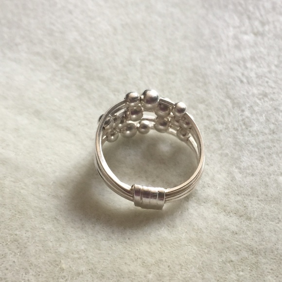 💍 Genuine Sterling Silver Coiled Ring 💎 - Picture 5 of 7