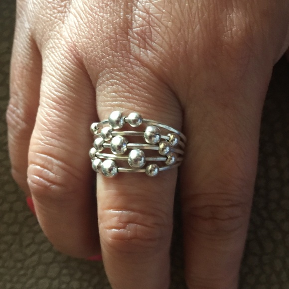 💍 Genuine Sterling Silver Coiled Ring 💎 - Picture 6 of 7