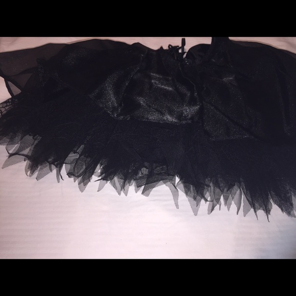 Heavy Red Gothic vintage mini corset Skirt Lace - Picture 3 of 5