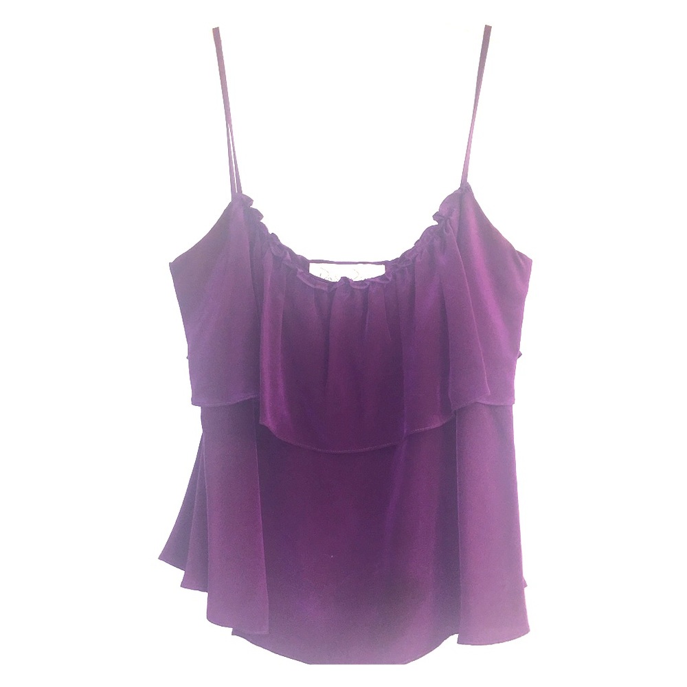 Rory Beca Silk Ruffle Top M