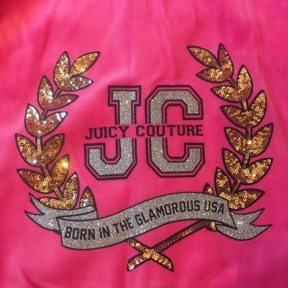 Juicy Couture Black Label Girls Size 10 Track Suit