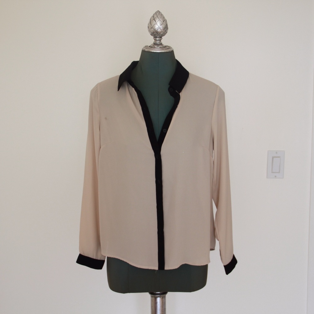 Peachy Button Up blouse