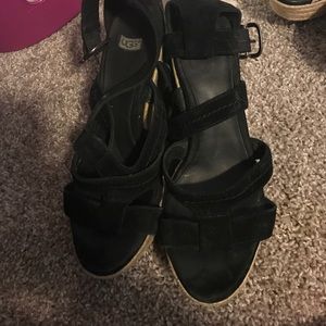UGG wedges suede