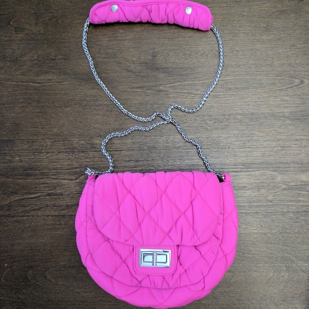 BCBGeneration pink crossbody purse