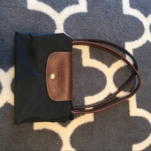 Longchamp Large LePilage Gray Tote