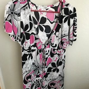 Low cut cocktail dress