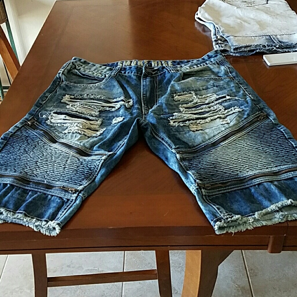 Mens jean shorts