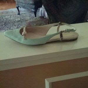 Coach sling back flats