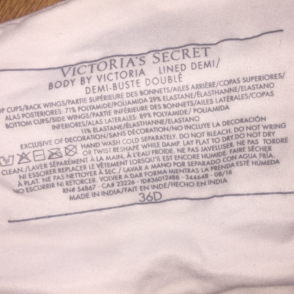 Victoria's Secret Lined Demi-Buste Double - Picture 4 of 6