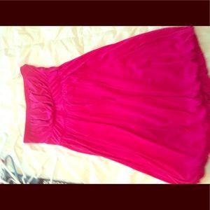 Hot pink dress rue 21 size small