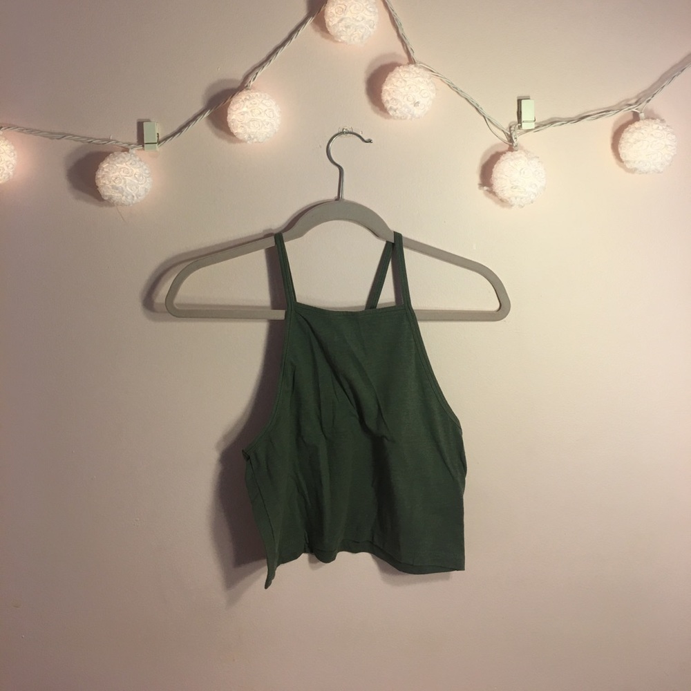 Green H&M Crop Top