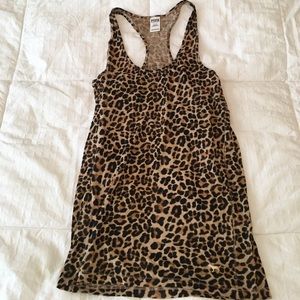 Pink cheetah tank