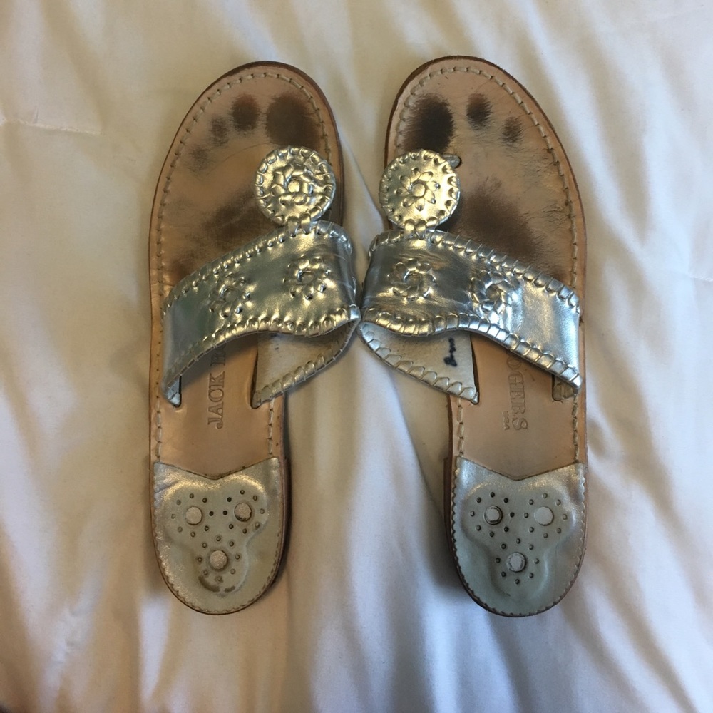Jack Rogers Sandals in Silver