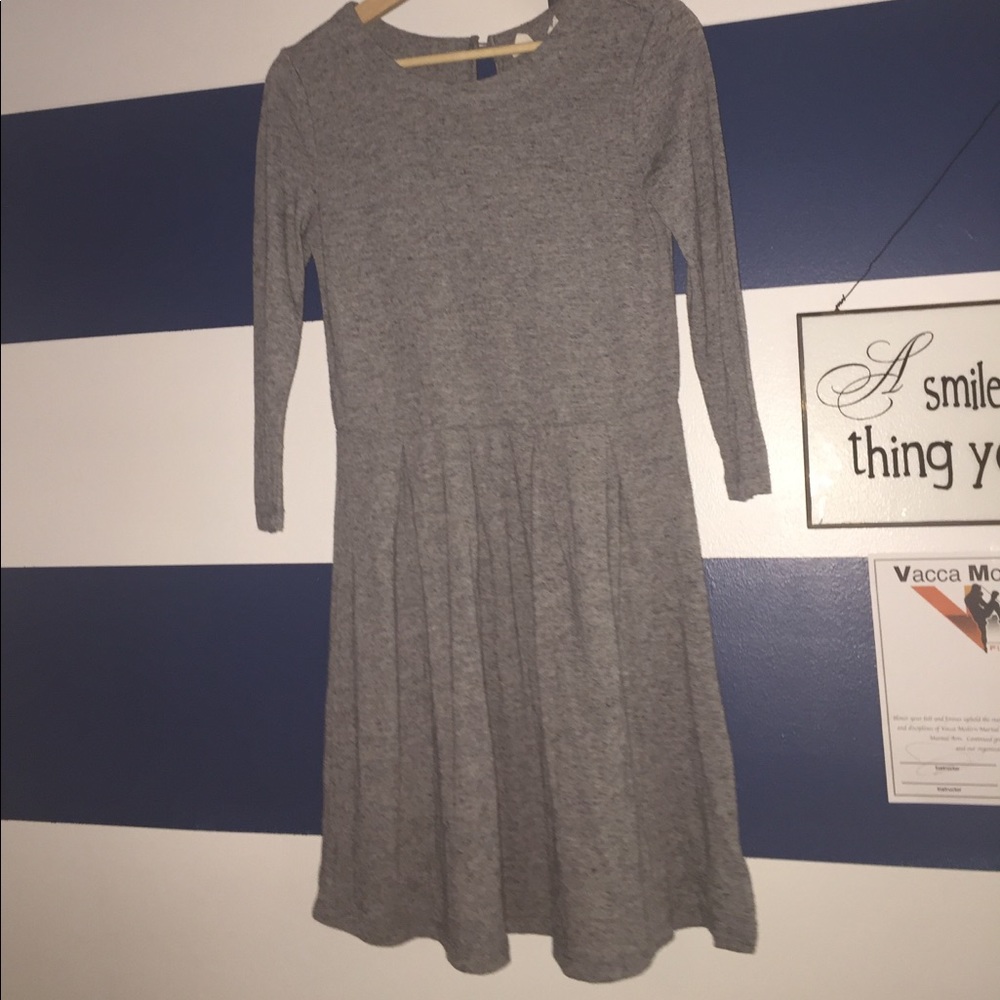 GAP gray sweater dress