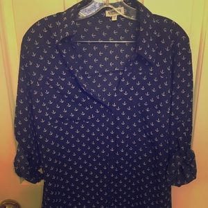 Express anchor blouse