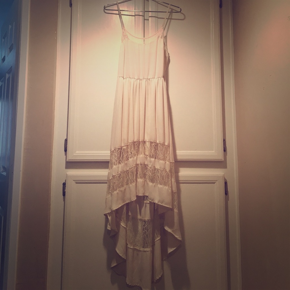 Lush ivory lace dress NWOT