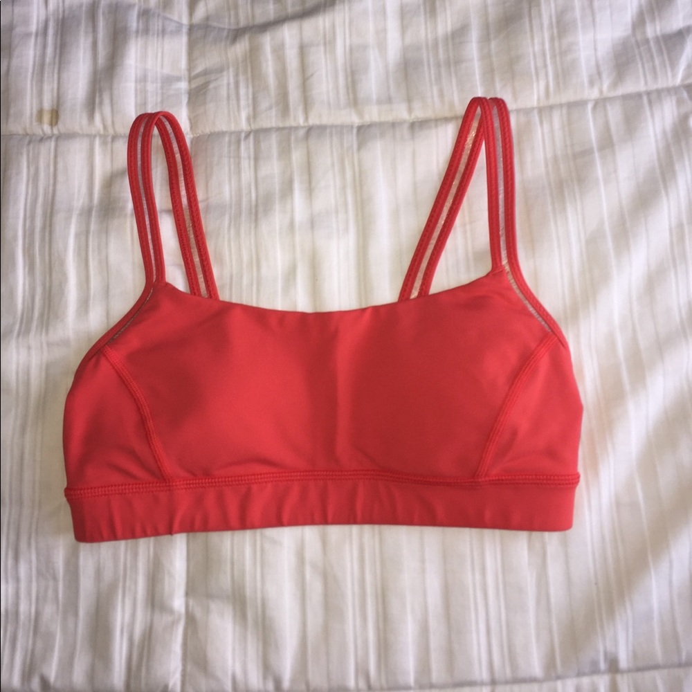 Lululemon red sports bra