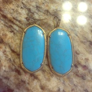 Kendra scott danielle Turquoise earrings