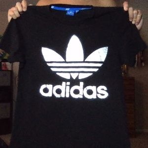adidas metallic/reflective tee