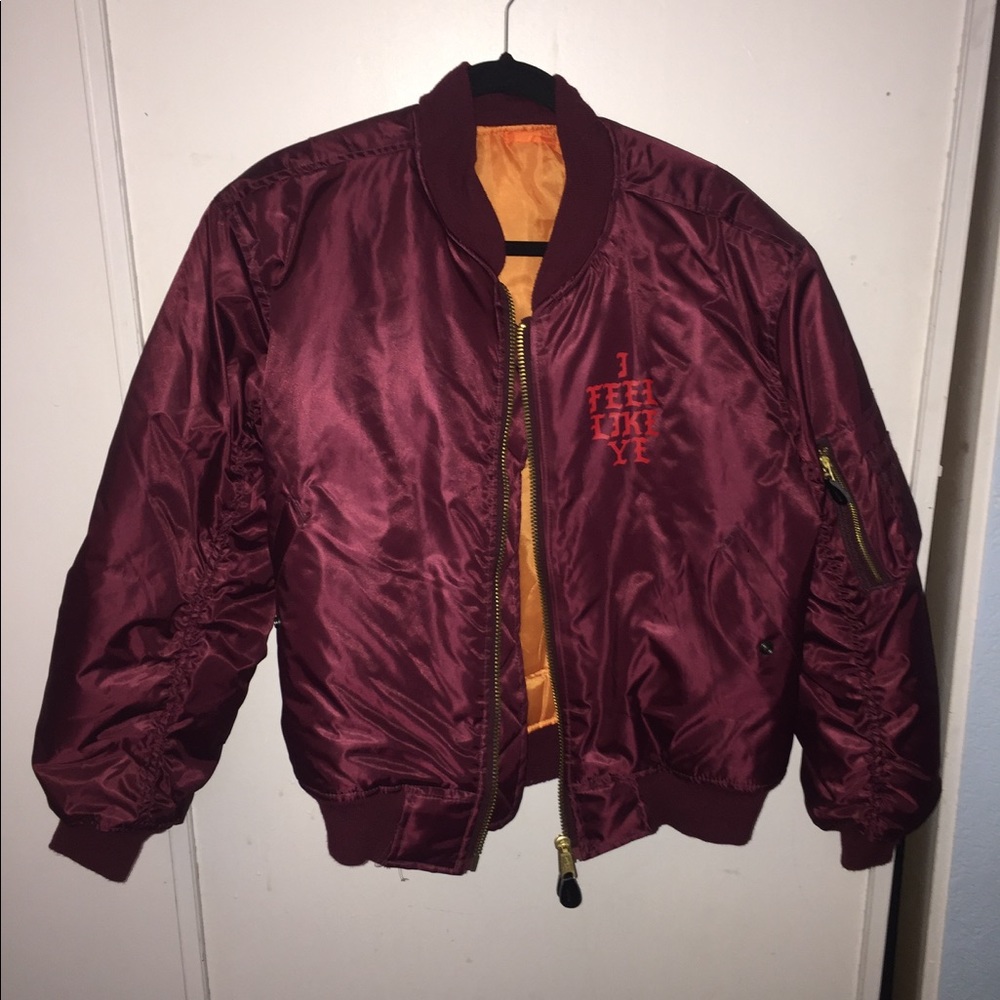 "I Feel Like Ye/I Feel Like Pablo" bomber jacket.