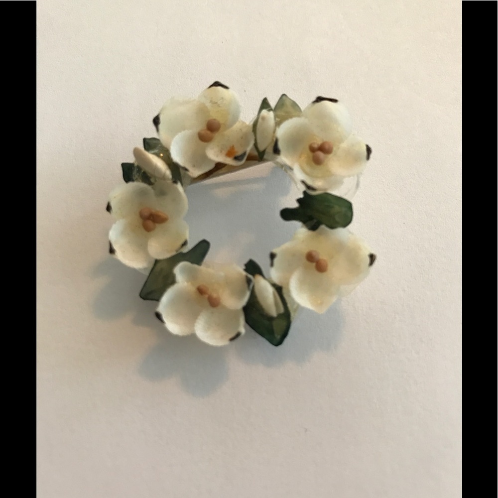 Dainty Cherry Blossom Flower Brooch