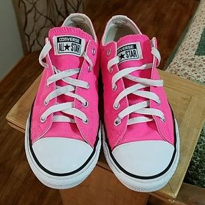 Neon Pink Converse