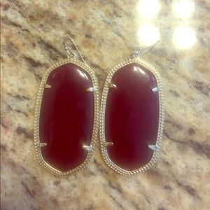 Kendra scott Maroon danielle earrings