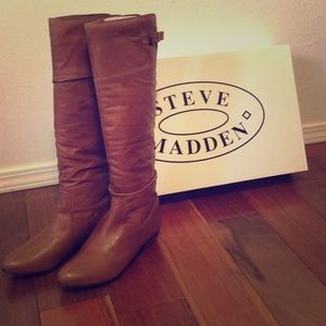 Steve Madden Craave Cognac Boots