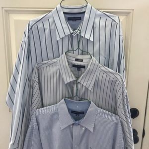 3 Men's Tommy Hilfiger Shirt (XXL, 18 1/2 - 19)