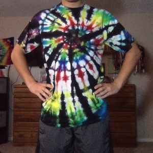 custom made tie dye tee