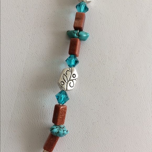 Western Turquoise & Cabachon Stone - Picture 4 of 5