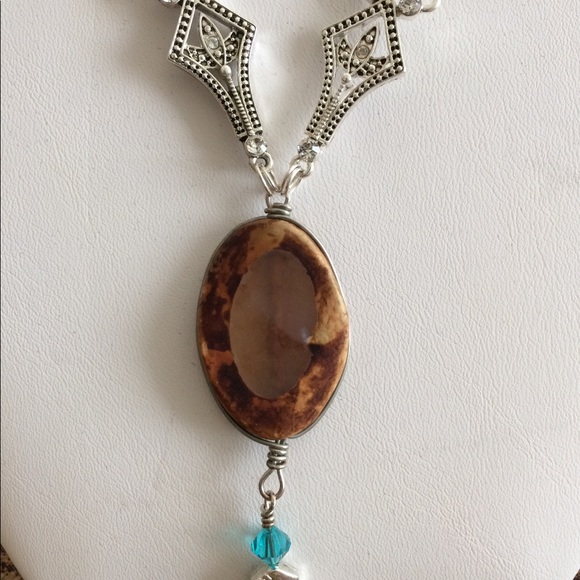 Western Turquoise & Cabachon Stone - Picture 5 of 5