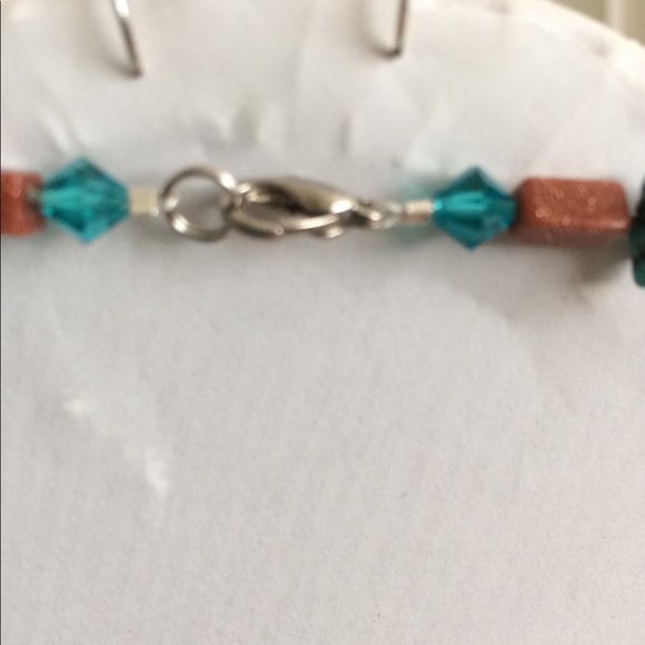 Western Turquoise & Cabachon Stone - Picture 2 of 5
