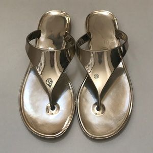 BCBG Gold Sandals