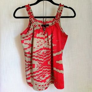 Abstract Sleeveless Blouse - Banana Republic